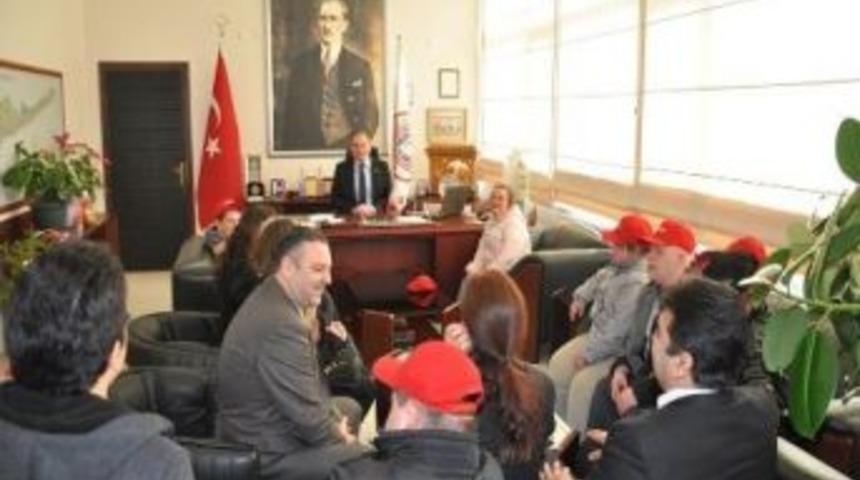 Zi&ccedil;ev'den Başkan Dalgı&ccedil;'a Teşekk&uuml;r Ziyareti