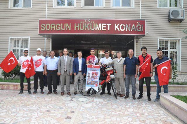 Şehit Ömer Halisdemir için 370 kilometre pedal çevirecek