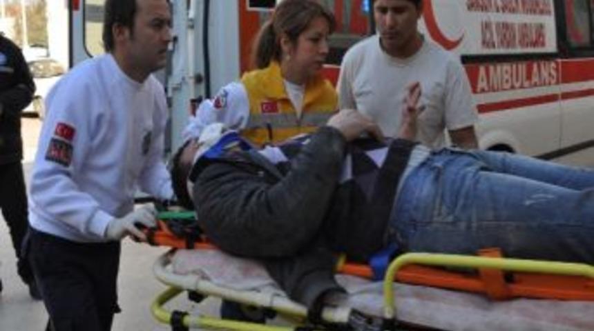 Bafra&rsquo;da Kaza: 1 Yaralı