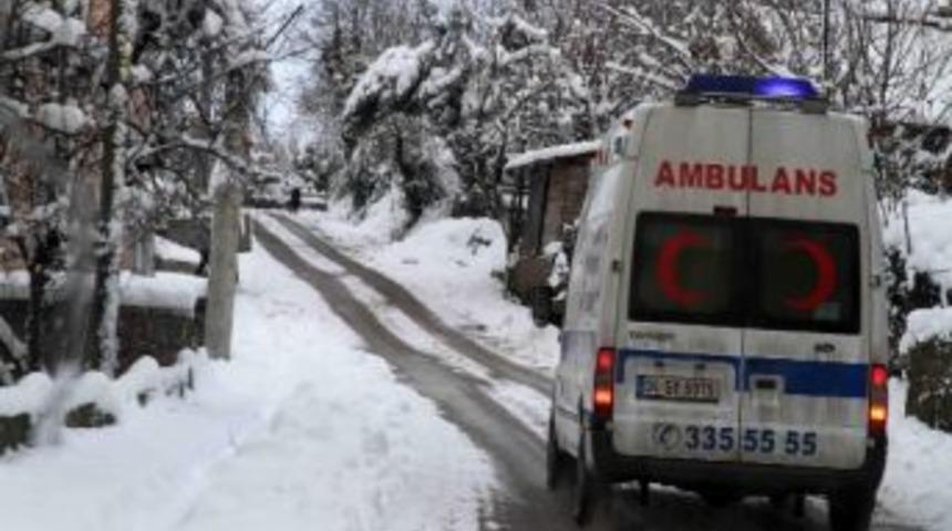 Ambulans Hizmeti Kar Kış Dinlemedi