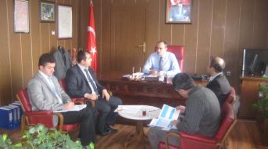 Gemerek Kaymakamlığı Proje Ekibi ORAN Projeleri I&ccedil;in &Ccedil;alışıyor