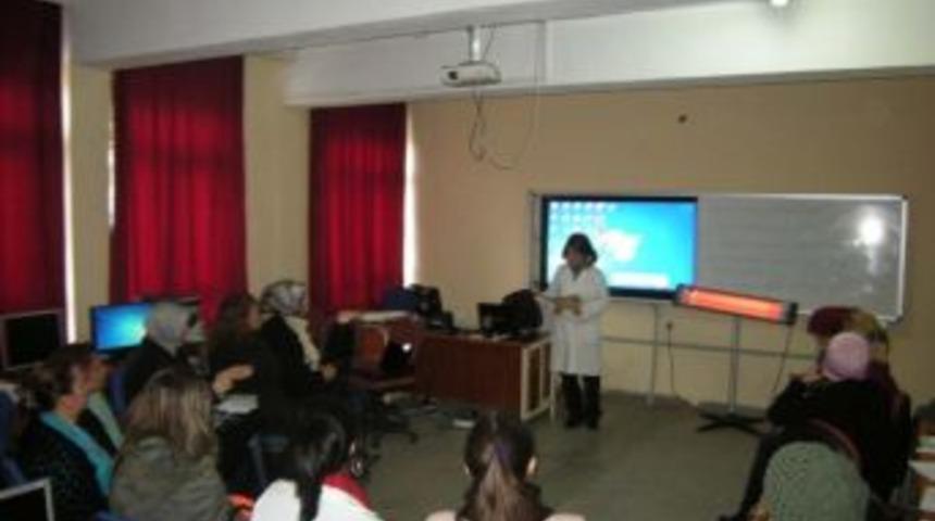 Halk Eğitim Kursiyerlerine Verem Semineri