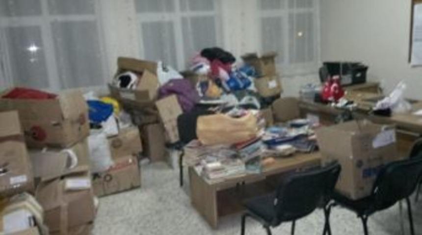 Harran Giyimli İlk&ouml;ğretim Okuluna Yardım