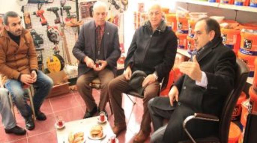 Başkan Yazıcı Esnaf Ziyaretinde