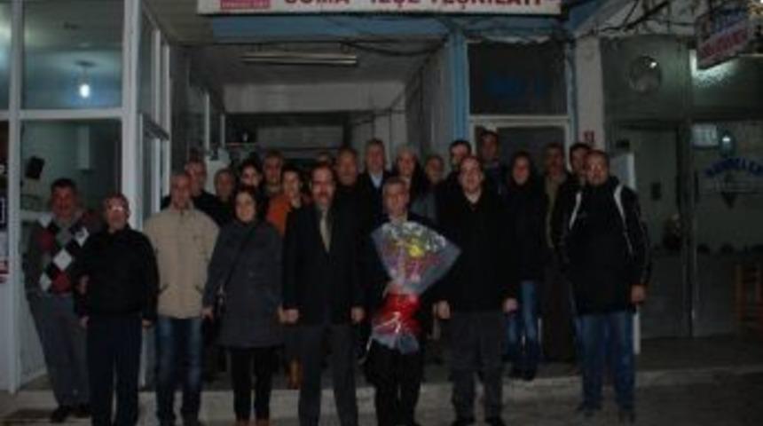 Chp Ve Mhp'den, Dp'ye Kuruluş Yıld&ouml;n&uuml;m&uuml; Ziyareti