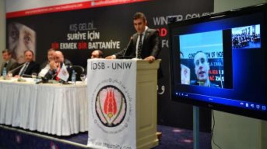 Suriye&rsquo;ye Yardım I&ccedil;in 16 &Uuml;lkede Eş Zamanlı Toplantı Yapıldı