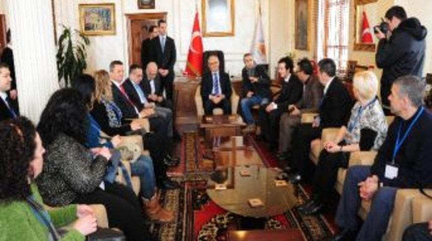 İspanyollar, Başkan Yılmaz&rsquo;ı Ziyaret Etti