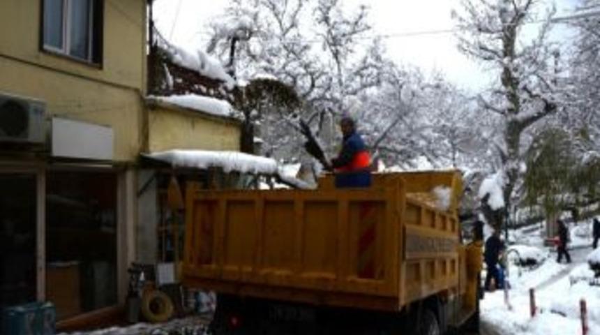 Osmangazi&rsquo;de Kar Teyakkuzu
