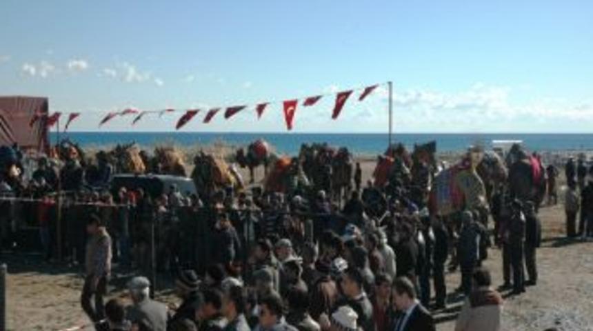 Demre&rsquo;de Deve G&uuml;reşleri İlgiyle İzlendi