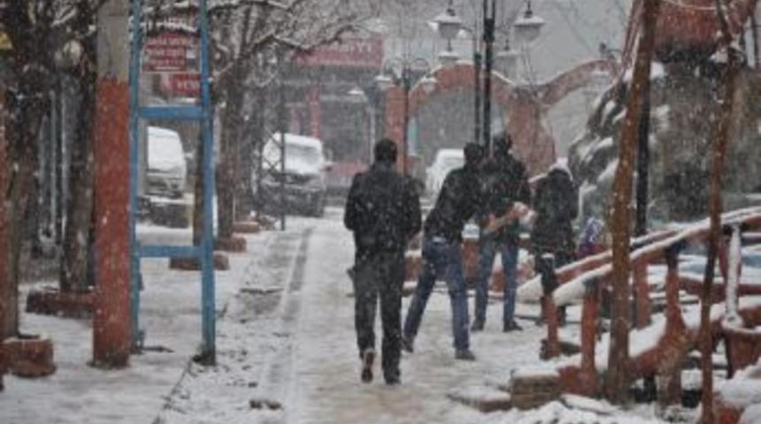 Silopi'ye Yılın İlk Karı Yağdı