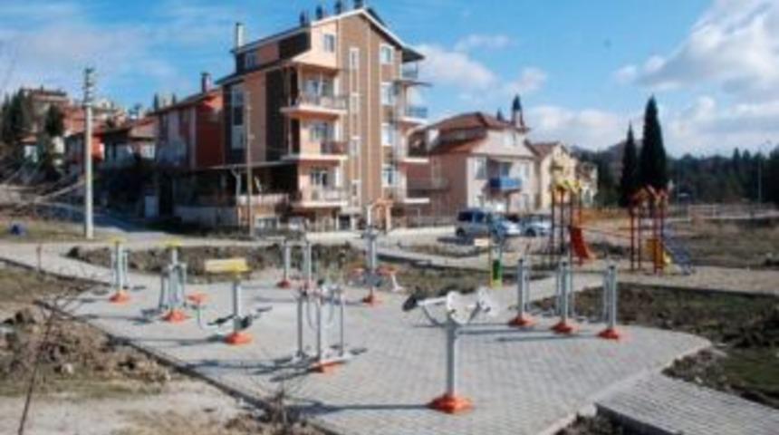 Gediz Belediyesi Yeşil Alan D&uuml;zenleme &Ccedil;alışmaları