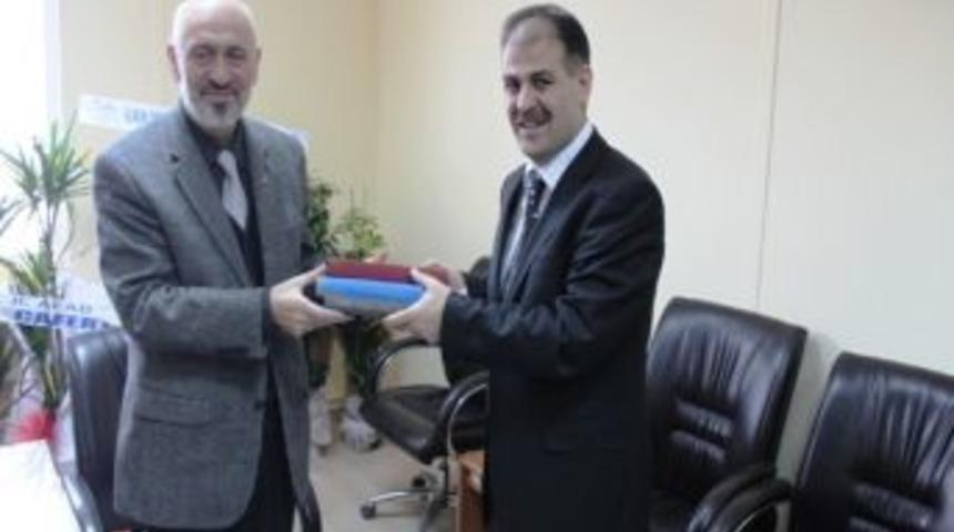 Müftü Arvas’tan İl Milli Eğitim Müdürü Kına’ya Ziyaret