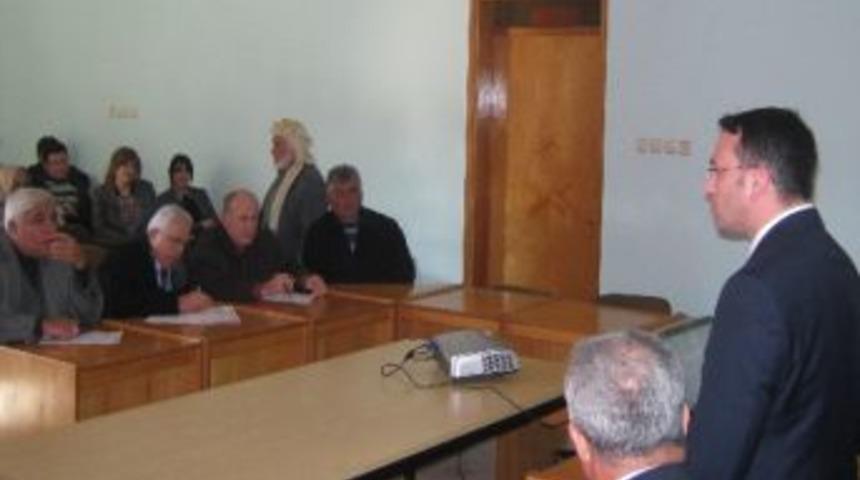 Saruhanlı&rsquo;daki &Ccedil;ift&ccedil;ilere Hibe Desteklemeleri Tanıtıldı