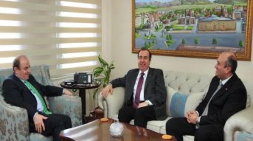 AB Bakan Yardımcısı B&uuml;y&uuml;kkaya&rsquo;dan Vali &Ouml;zt&uuml;rk&rsquo;e Ziyaret