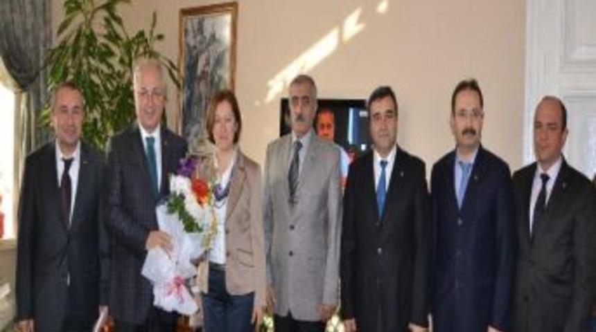 Ziraat M&uuml;hendisleri Odası Vali Daş&ouml;z&rsquo;&uuml; Ziyaret Etti