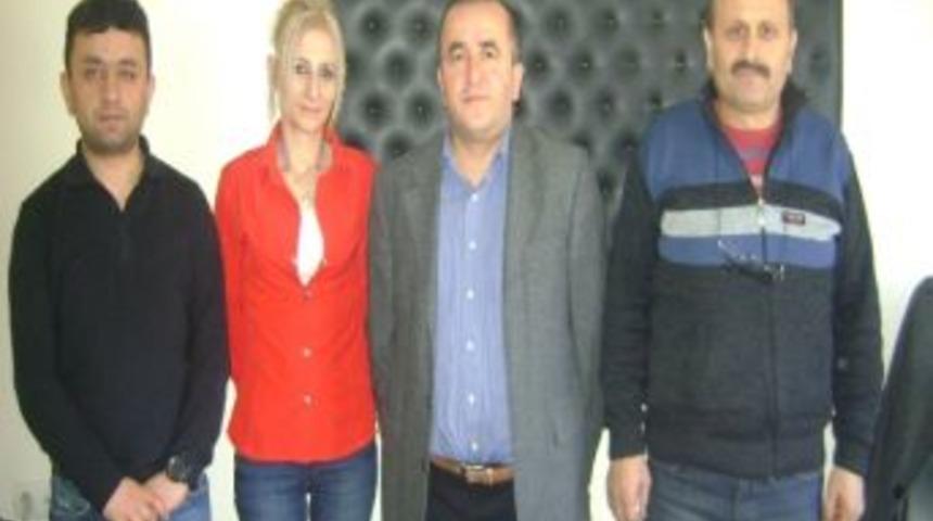 Kaymakamdan Gazeteciler G&uuml;n&uuml; Ziyareti