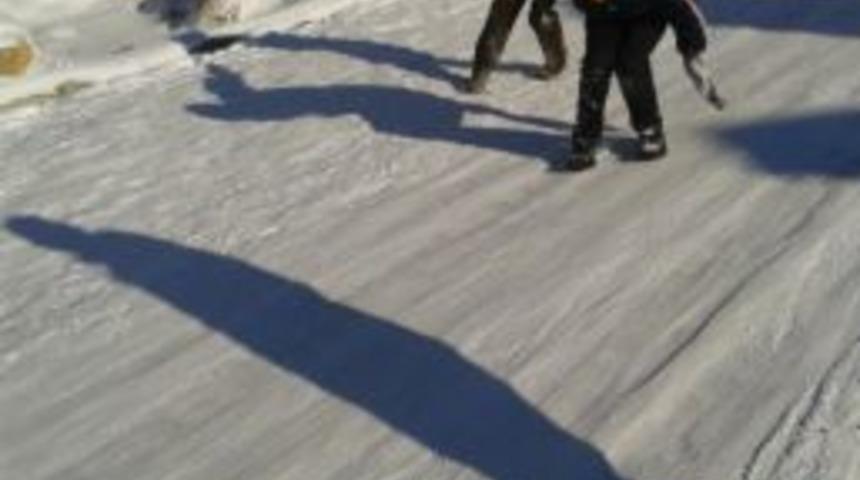 Sarıveliler&rsquo;de &Ccedil;ocukların Kar Keyfi