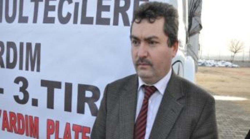 İneg&ouml;l'den Suriye'ye 3. Yardım Tır'ı Yola &Ccedil;ıktı