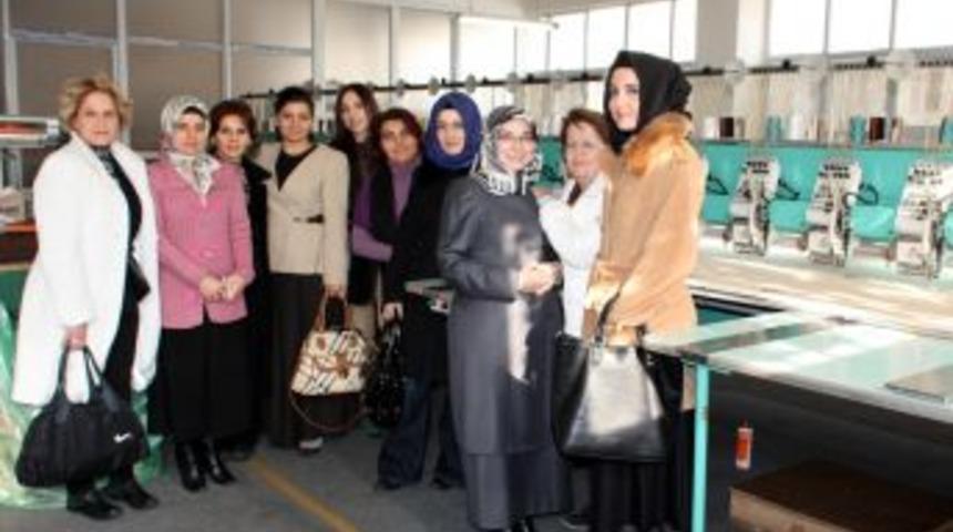 BUGİAD&rsquo;lı Kadın Girişimciler, Selinay Tekstil&rsquo;i Ziyaret Etti