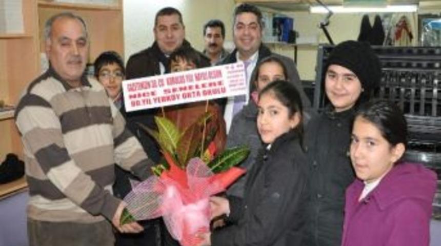 &Ouml;ğrencilerden Yerk&ouml;y Gazetesine Ziyaret