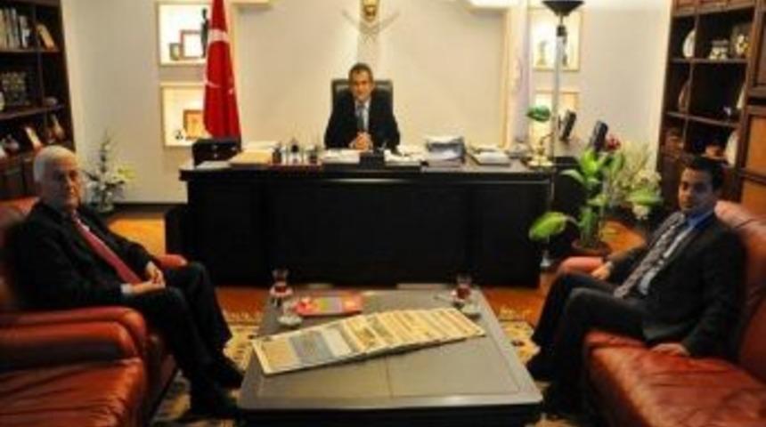 Kaymakam Hamitoğlu B&uuml;lent Ecevit Rekt&ouml;r&uuml;n&uuml; Ziyaret Etti