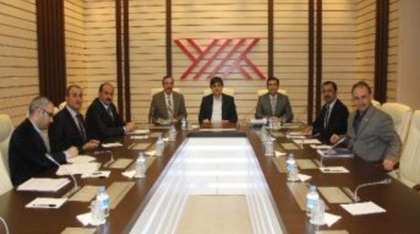 Sağlık-sen Genel Başkanı Memiş'ten Y&ouml;k Başkanı &Ccedil;etinsaya'ya Ziyaret