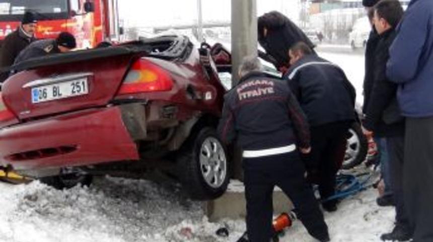 Donma Tehlikesi Ge&ccedil;iren Yaralıyı Kurtarmak I&ccedil;in Itfaiye 2 Saat Uğraştı