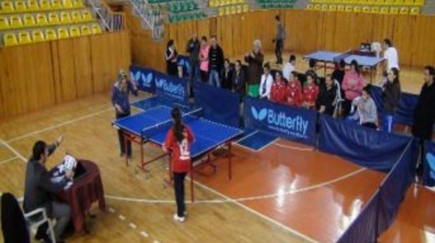 Tokat&rsquo;ta Masa Tenisi Merkez İl&ccedil;e Finali