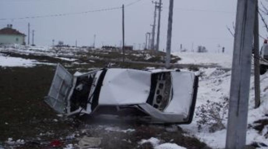 Kulu&rsquo;da Trafik Kazası: 1 Yaralı