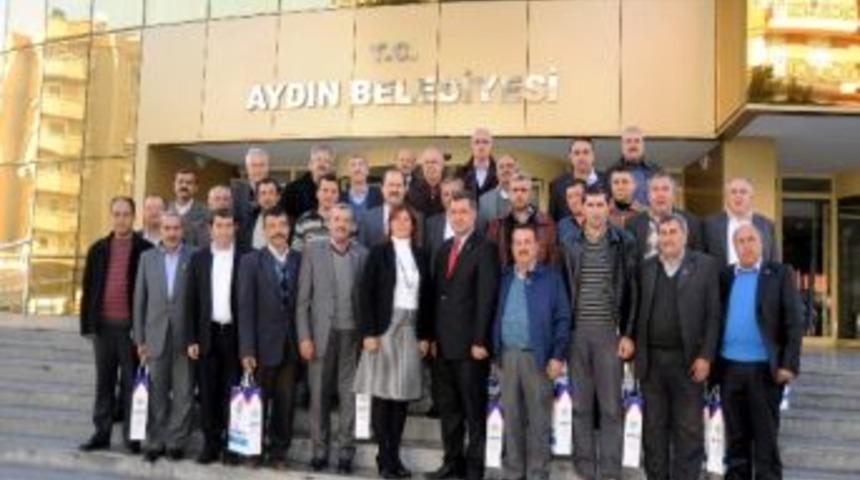 K&ouml;şk K&ouml;y Muhtarlarından Başkan &Ccedil;er&ccedil;ioğlu&rsquo;na Ziyaret