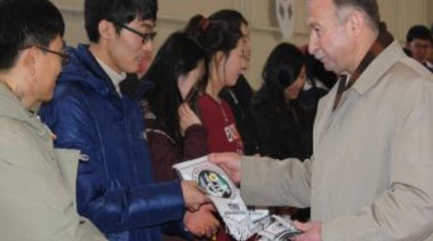 G&uuml;ney Koreli &Ouml;ğrenciler Tire&rsquo;ye Konuk Oldu