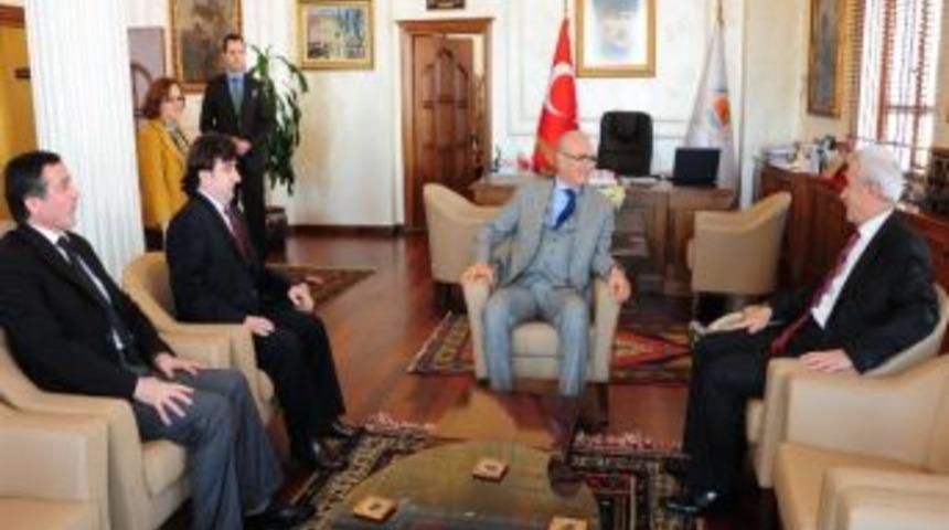 M&uuml;steşar Yardımcısı Yılmaz, Başkan Yılmaz&rsquo;ı Ziyaret Etti