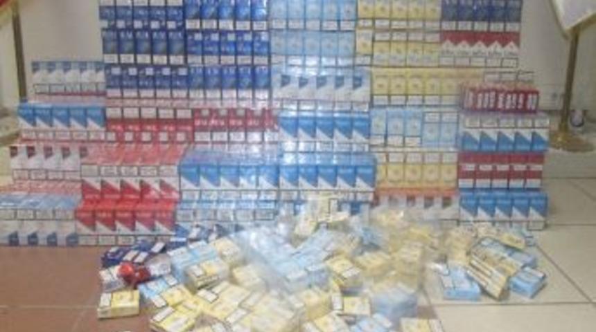 Samsun'da 2 Bin 240 Paket Ka&ccedil;ak Sigara Ele Ge&ccedil;ti