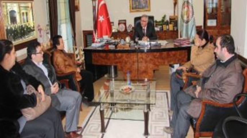 &Ouml;nadım Medya Grubu&rsquo;ndan, Başkan &Ccedil;ağlayan&rsquo;a Ziyaret