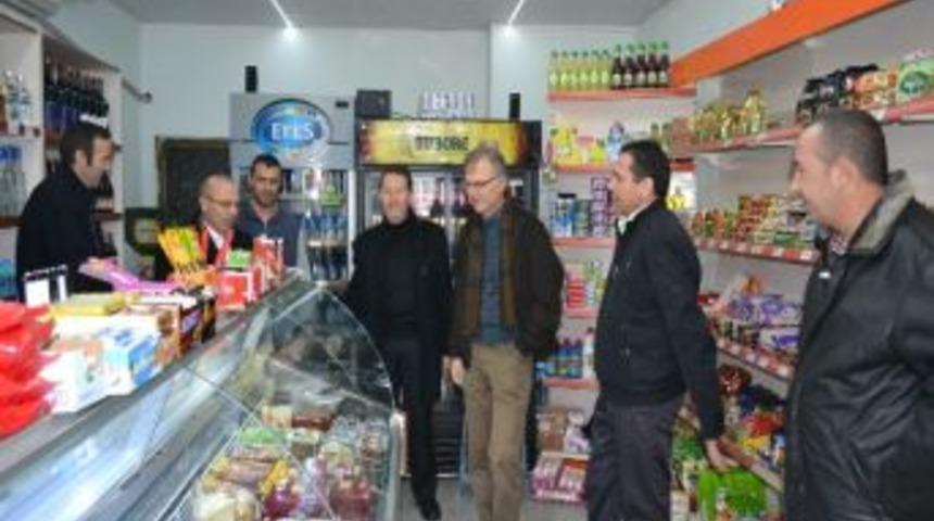 Ak Partililer Yeni A&ccedil;ılan İşletmeleri Ziyaret Etti