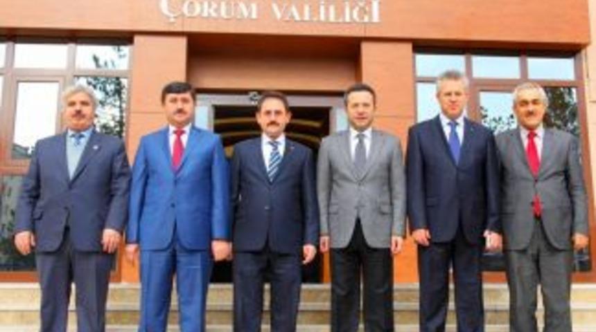 OKA Y&ouml;netim Kurulu &Uuml;yeleri Vali Başk&ouml;y'&uuml; ziyaret etti