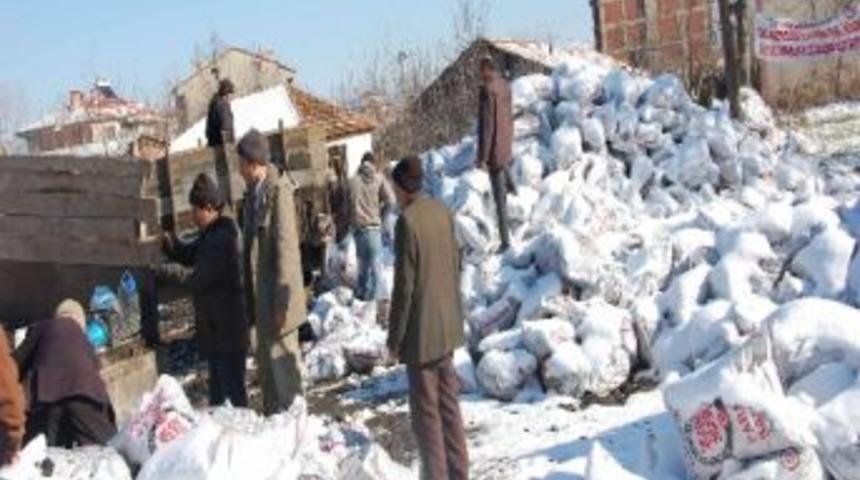 3 Bin 552 Aileye 3 Bin Ton K&ouml;m&uuml;r Yardımı