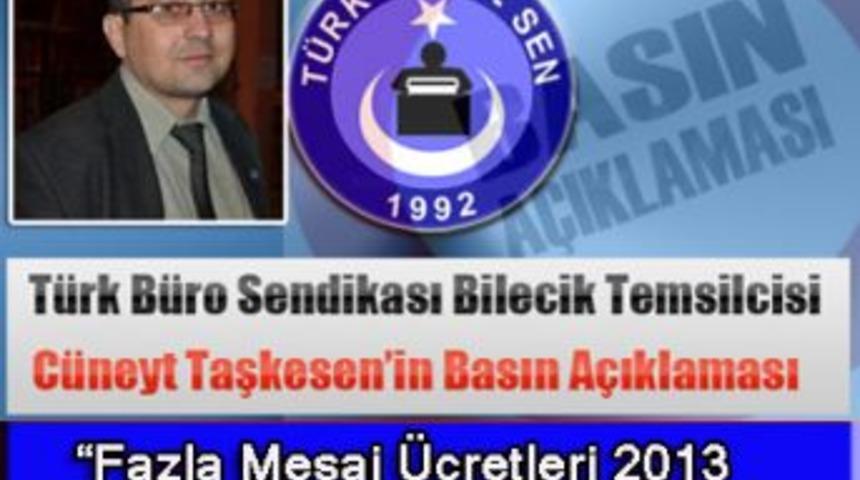"Fazla mesai &uuml;cretleri 2013 yılında da devam etmelidir"