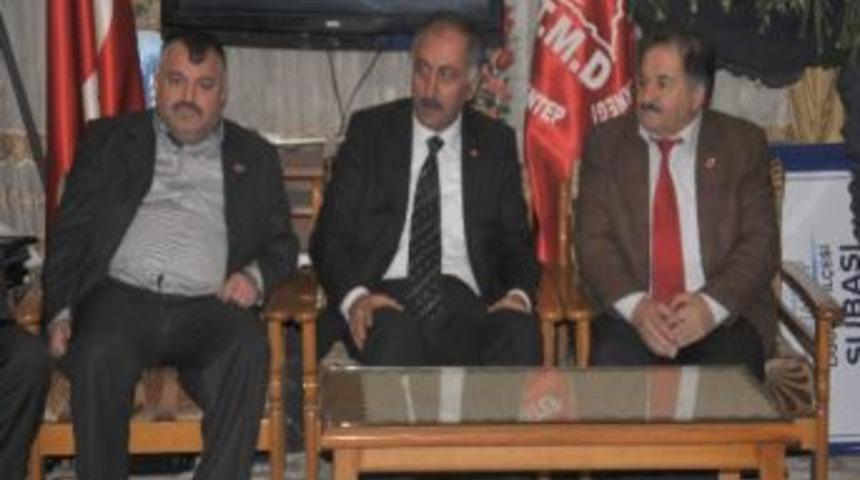 Mhp Heyetinden Muhtarlar Başkanlığına Taziye Ziyareti