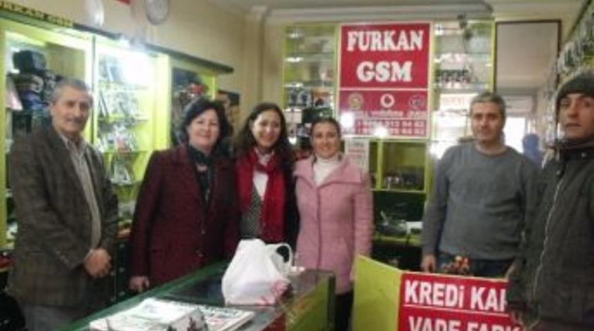 Chp'li Kadınlardan Esnaf Ziyareti