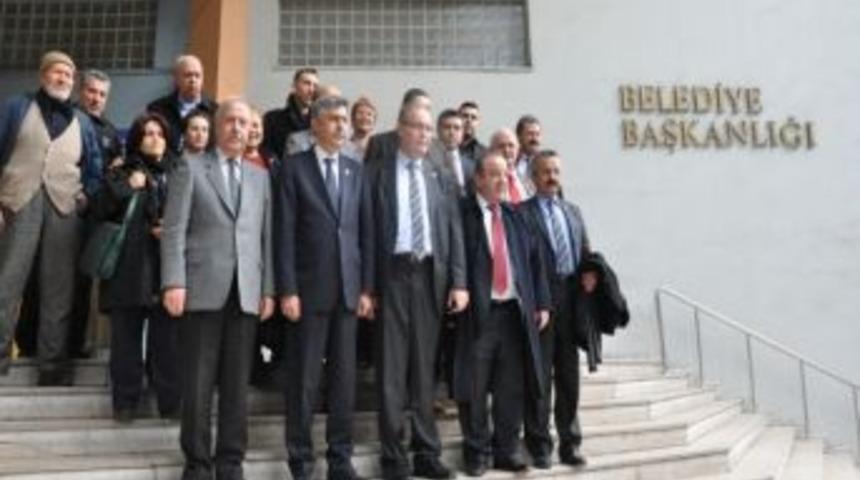 Chp Genel Başkan Yardımcılarından Belediyeye Ziyaret