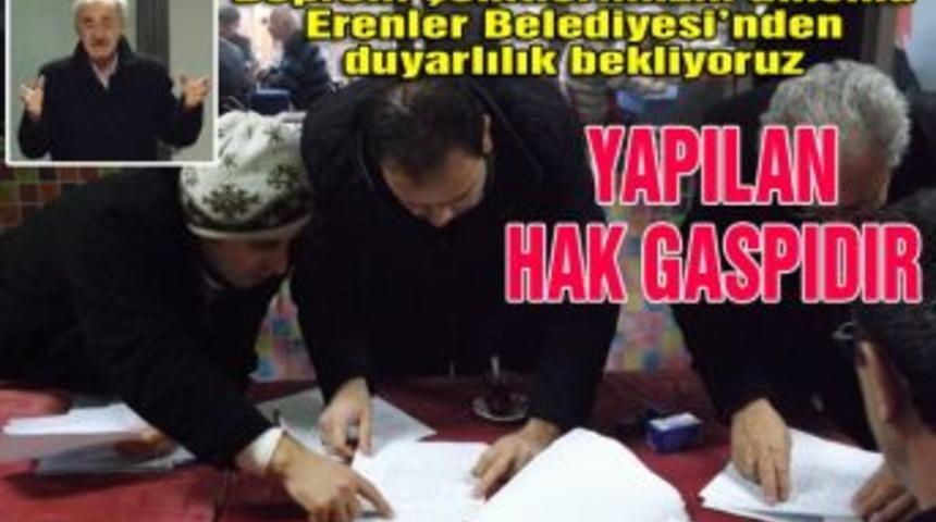 Binalarının arsasını geri istiyorlar