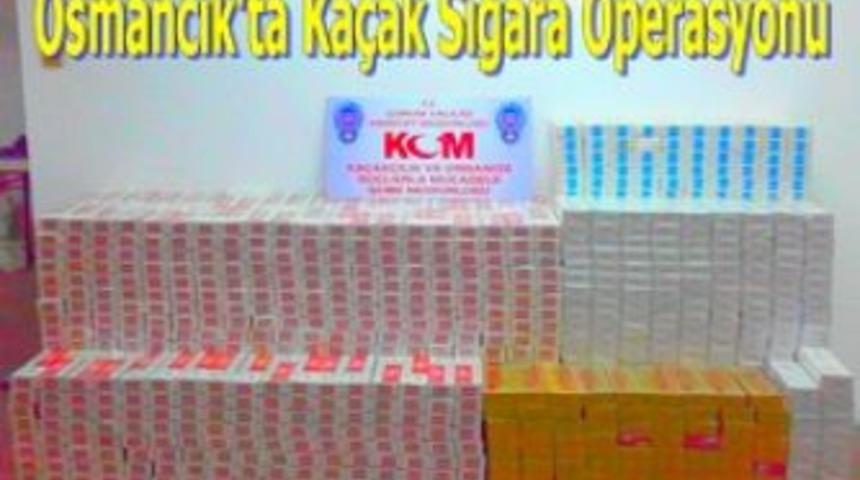 Osmancık&rsquo;ta ka&ccedil;ak sigara operasyonu