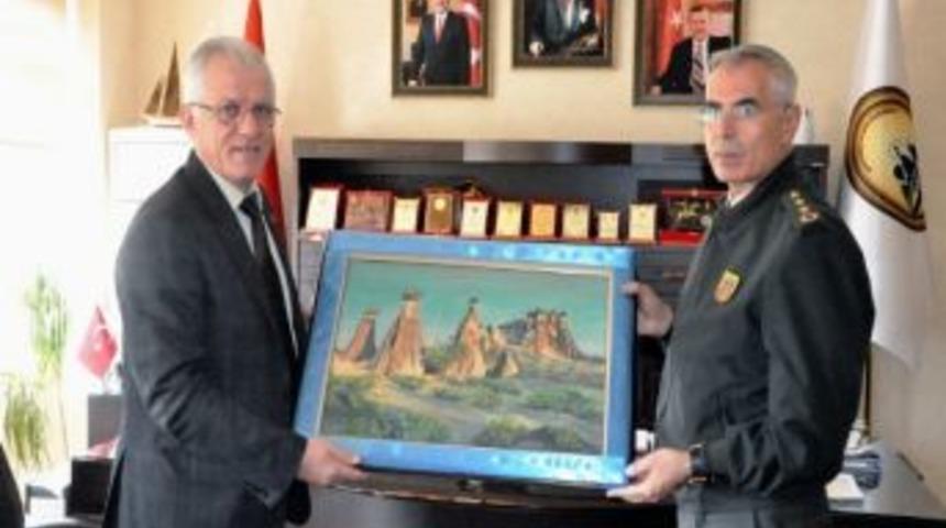 Garnizon Komutanı Ertuğrul&rsquo;dan G&ouml;reme Belediyesine Ziyaret