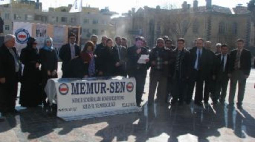 Memur-sen İmza Kampanyası Başlattı