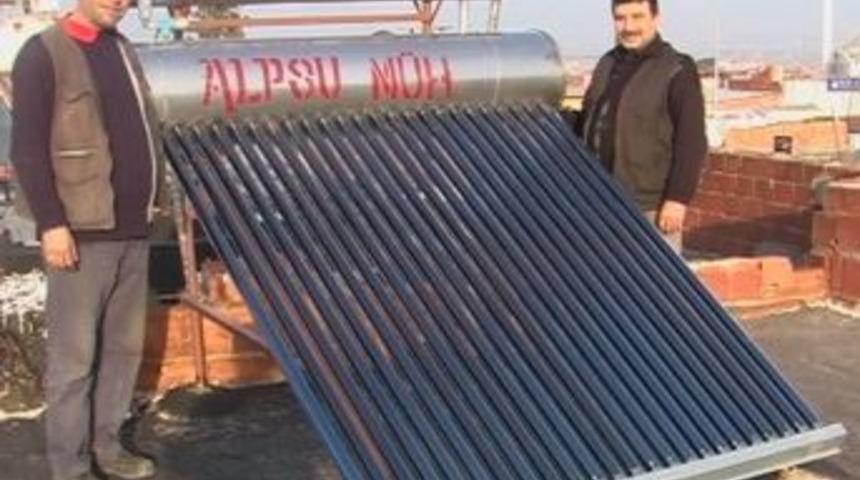 Vakumlu G&uuml;neş Enerjisi Sistemi Yaptı