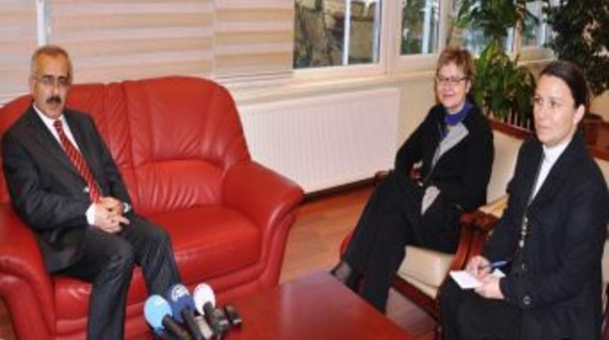 Alman Başkonsolos Wolke, Edirne Valisi Duruer'i Ziyaret Etti