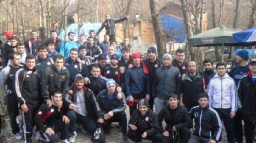 Grekoremen G&uuml;reş A Milli Takım Sporcuları, Ikinci Kamp &Ccedil;alışmalarına Başladı