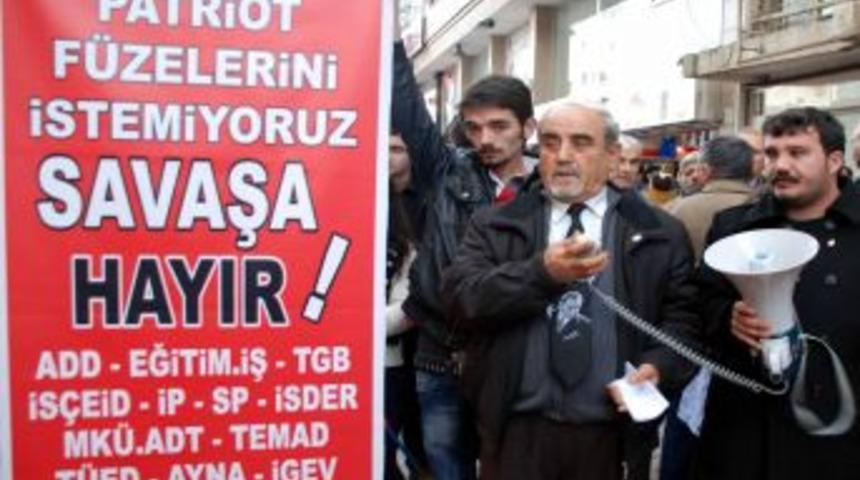 Kardeşlik Platformu'ndan 'patriot Istemiyoruz' Eylemi