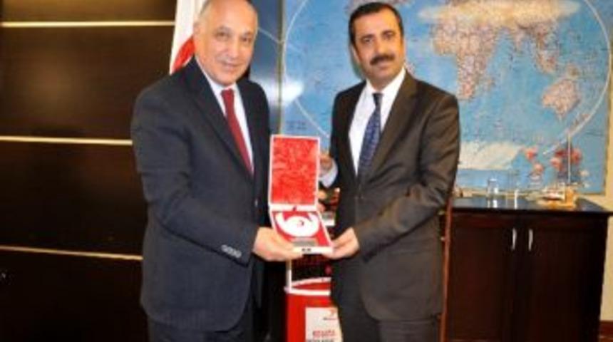 Sağlık Sen'den T&uuml;rk Kızılayı Genel Başkanı Akar'a Ziyaret